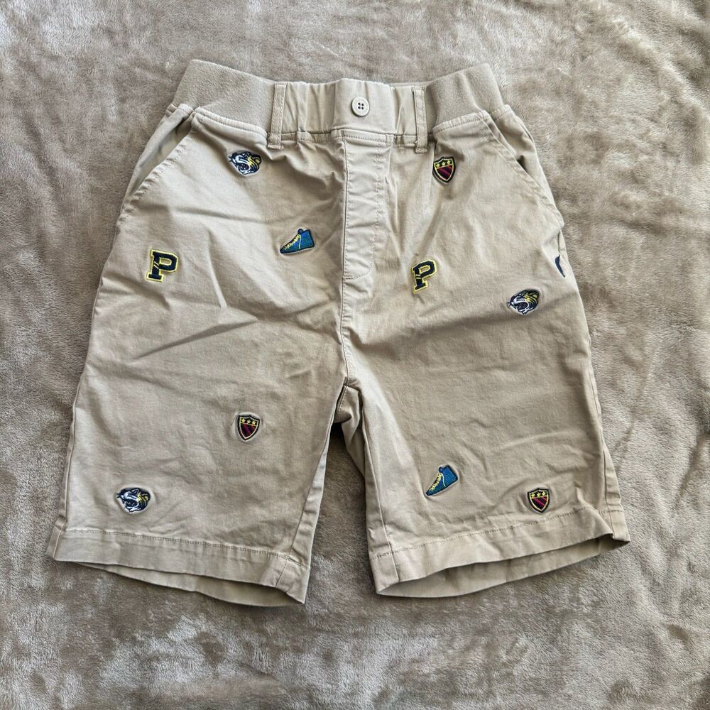 Polo Ralph Lauren Boys khaki Embroidered Chino Shorts | Size 12